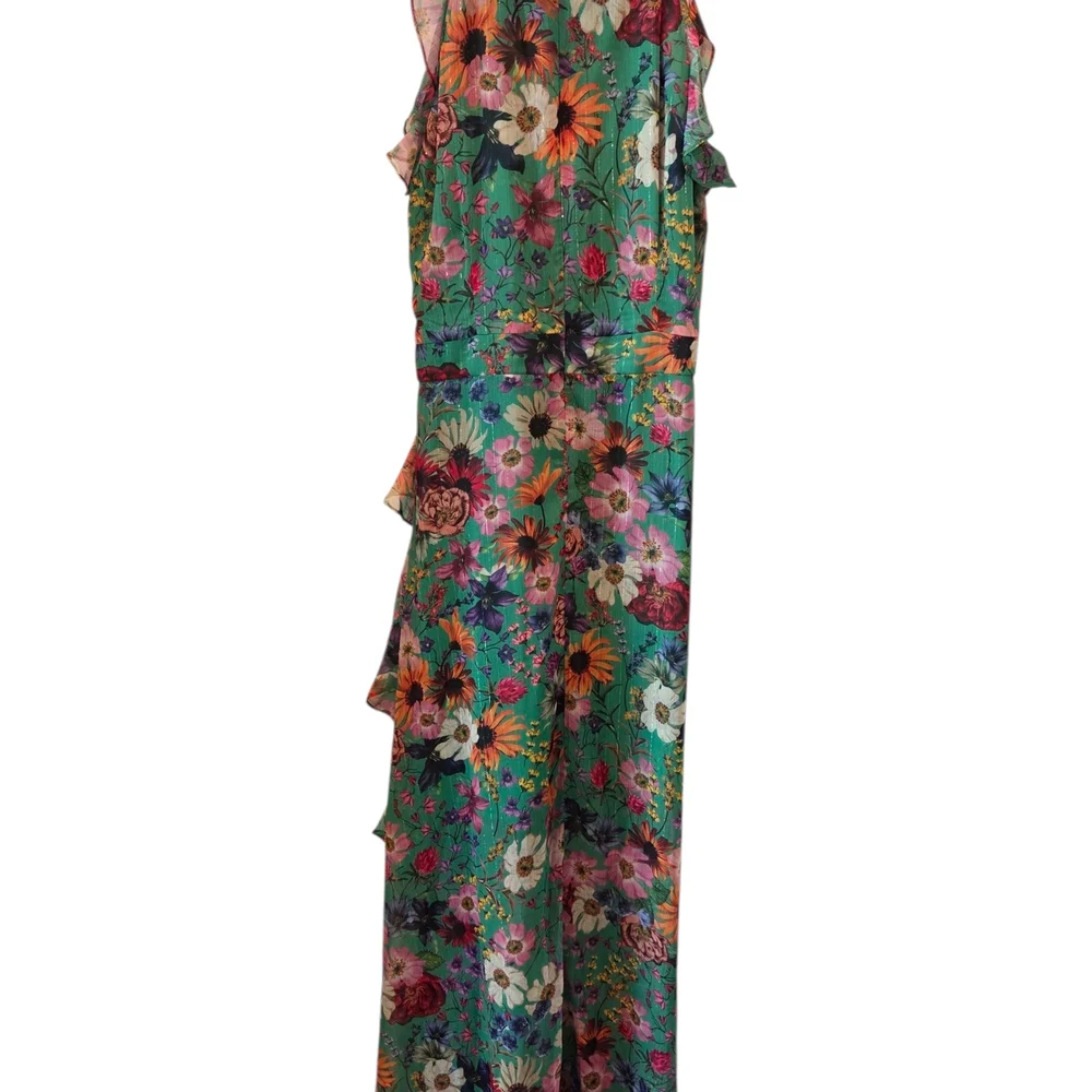 NWT Besty Adam Floral Green Maxi Dress Size 10 - Picture 5 of 6